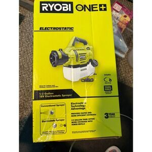 Ryobi P2809BTL 18V ONE+ 1/2 gallon eletrostatic Sprayer NIB